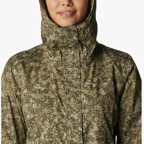 Columbia Women's Splash a Little Ii Jacket, Safari Dotty Disguise Print, Medium - Picture 4 of 6
